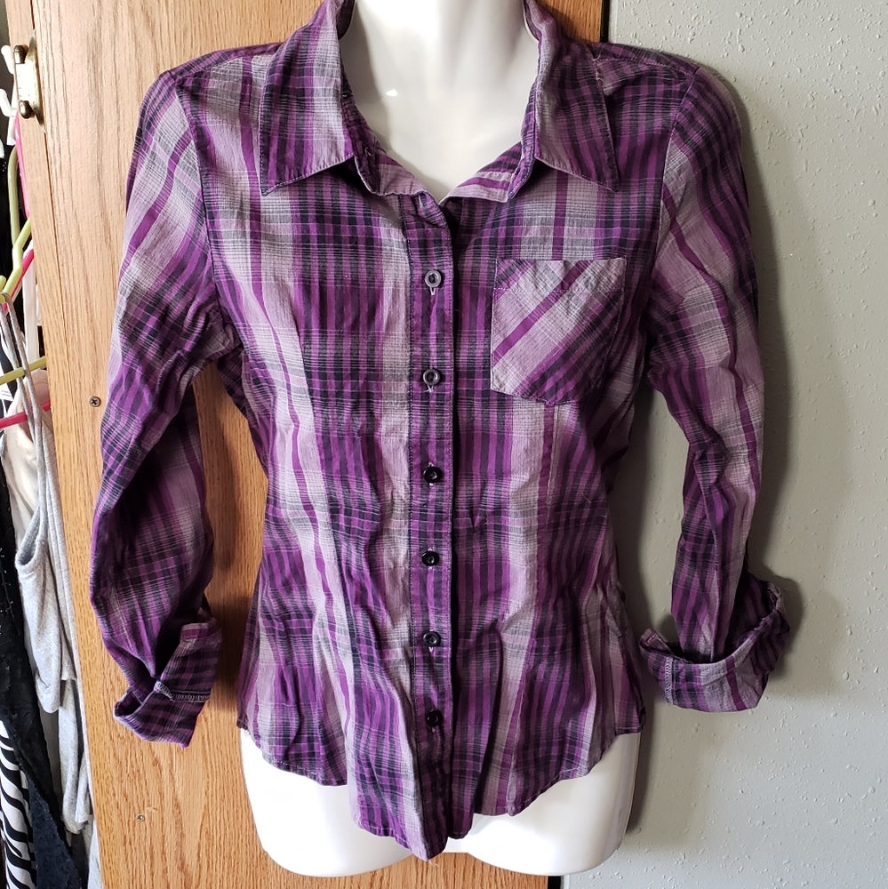 Button down Plaid